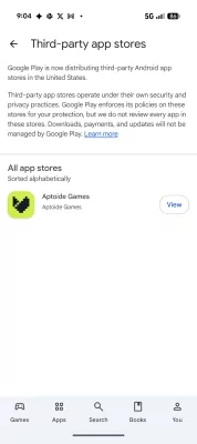 В американском Google Play начали появляться сторонние магазины приложений — как работают