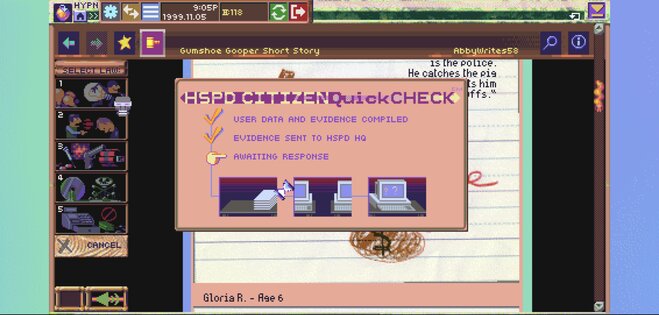 Hypnospace Outlaw 1.0.59. Скриншот 5