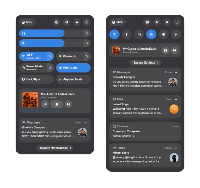 Разработчики GNOME поделились идеями дизайна рабочего стола для будущих релизов