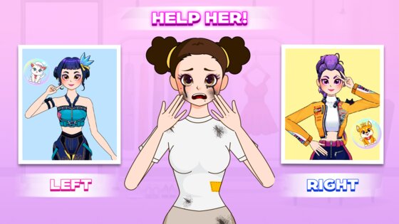Left or Right: Star Girl Style 0.32. Скриншот 13