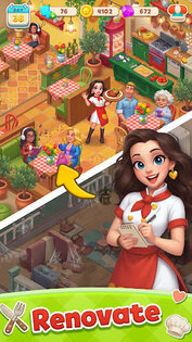 Merge Bistro Готовка и Декор 2.1.1. Скриншот 5