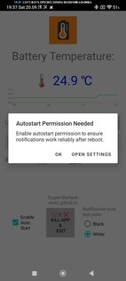 BatteryTemperatureDisplay 1.4. Скриншот 6