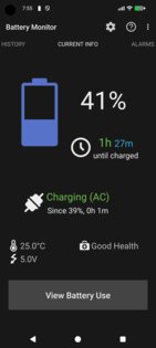 Battery Monitor 1.7.3. Скриншот 1