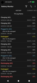 Battery Monitor 1.7.3. Скриншот 5