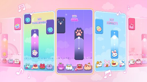 Cat Tiles: Cute Piano Game 2.2.11. Скриншот 1