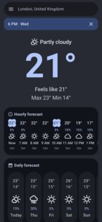 MA Weather 2.6.8. Скриншот 2