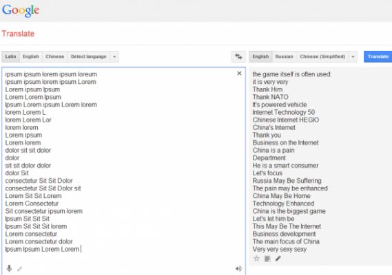 В Google Translate обнаружили таинственный шифр