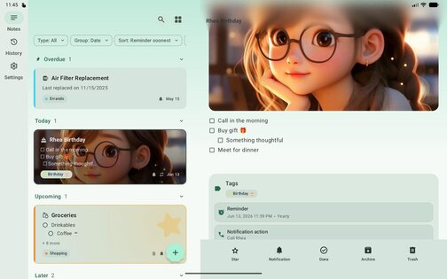 Remember: Notes & Reminders 1.3.2. Скриншот 5