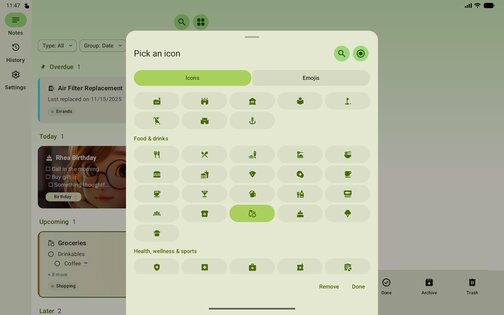 Remember: Notes & Reminders 1.3.2. Скриншот 7
