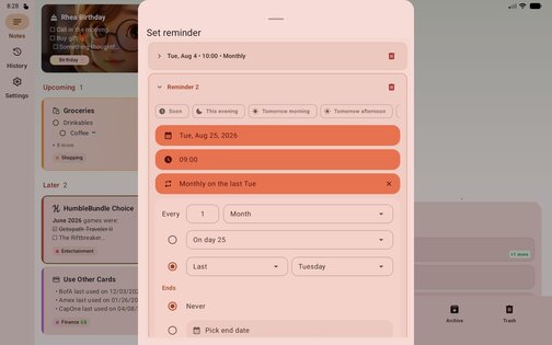 Remember: Notes & Reminders 1.3.2. Скриншот 8