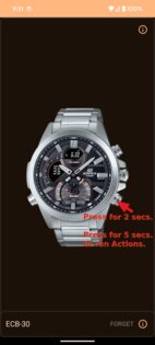 Casio G-Shock Smart Sync 42.9.4. Скриншот 3