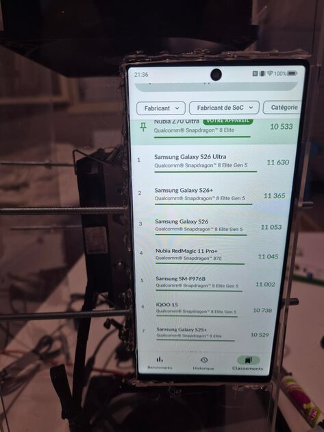 Пользователь прикрепил к Nubia Z70 Ultra два процессорных кулера и превратил смартфон в игровой ПК