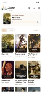Liseur 0.7.0. Скриншот 1