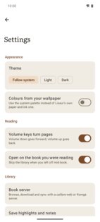 Liseur 0.7.0. Скриншот 6