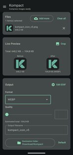 Kompact Image Compressor 1.1.5. Скриншот 2