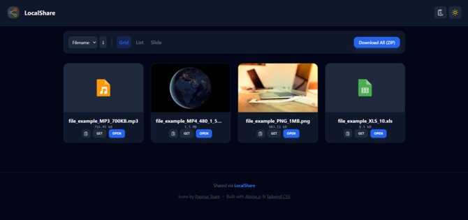 LocalShare 0.2.10. Скриншот 9