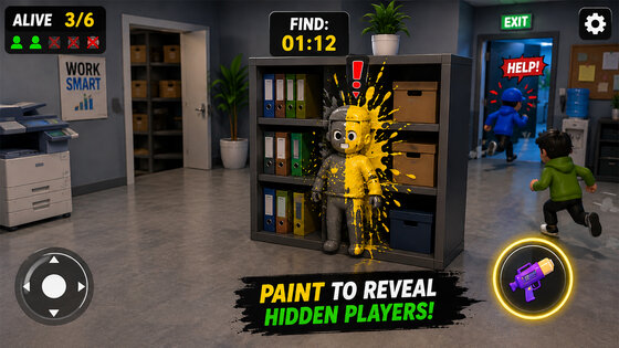 Paint Hide and Seek: Friends 2.2. Скриншот 15