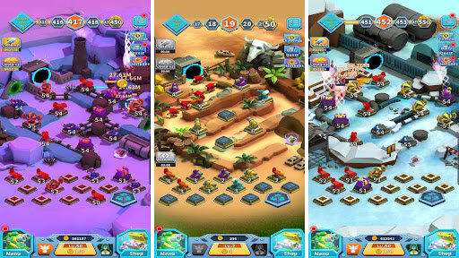 Turret Merge Defense 1.9.8. Скриншот 1