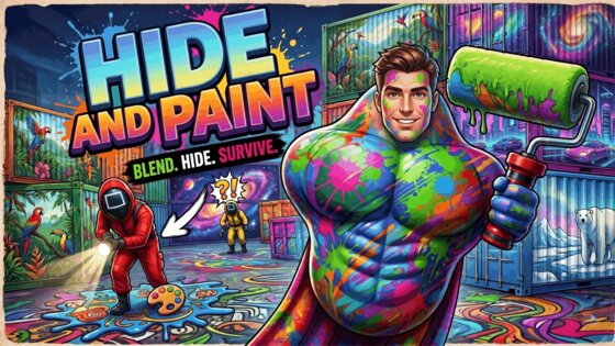 Hide and Paint: Camo Seekers 1.0.3. Скриншот 3