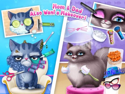 Cat Hair Salon Birthday Party 8.0.80045. Скриншот 13