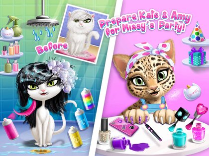 Cat Hair Salon Birthday Party 8.0.80045. Скриншот 18
