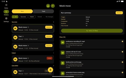 FilePipe 3.9.9. Скриншот 3