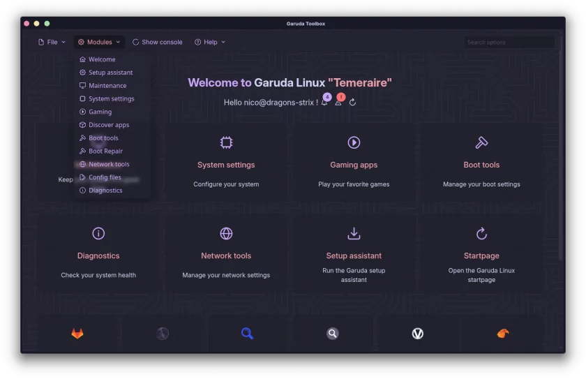 Garuda Linux Temeraire: новая сборка дистрибутива с ядром 7.2