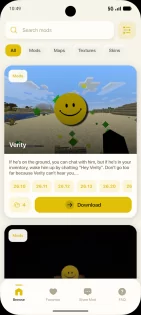 Верити мод для Майнкрафт ПЕ 1.9. Скриншот 1