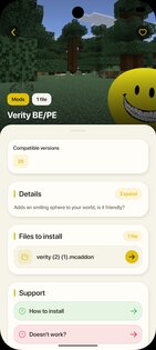 Верити мод для Майнкрафт ПЕ 1.9. Скриншот 4