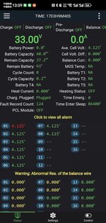 JK BMS 6.3.03. Скриншот 1