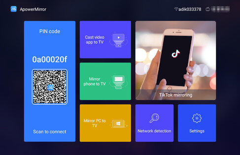 ApowerMirror-TV Screen Sharing 1.2.11. Скриншот 1
