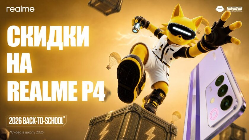realme проведёт распродажу серии P4 перед учебным годом