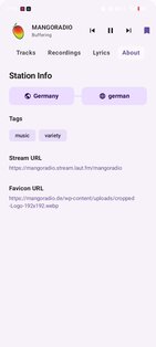 Internet Radio 0.8.1. Скриншот 6