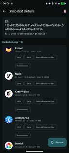 Restoid 0.6.6. Скриншот 2