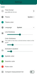 Blood pressure app 1.8.15. Скриншот 3
