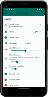 Blood pressure app 1.8.15. Скриншот 7