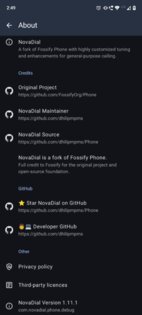 NovaDial 1.4.0. Скриншот 6