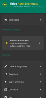 Tideo Auto Brightness 1.10.0. Скриншот 4