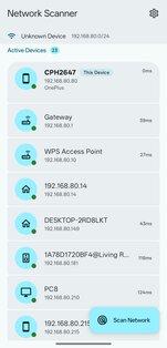 Network Scanner 1.1.9. Скриншот 2