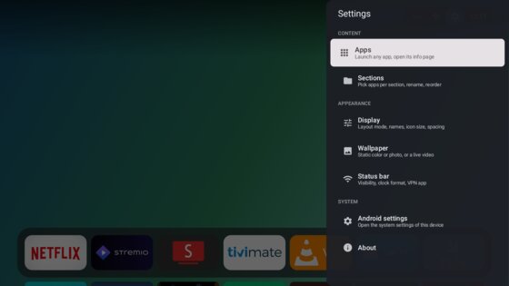 Couchy Launcher 1.0.6. Скриншот 3