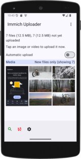 Immich Uploader 3.1.0. Скриншот 1