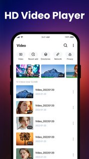 HD Video Player 7.2.3. Скриншот 2