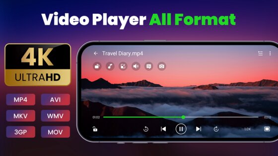 HD Video Player 7.2.3. Скриншот 9