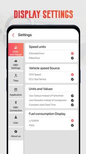 Спидометр OBD Приборная панель 3.1. Скриншот 4