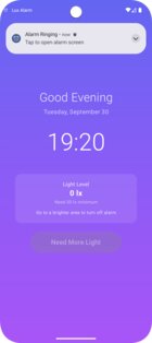 Lux Alarm 2.4.2. Скриншот 2