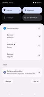 Exercise Reminders 1.7.4. Скриншот 3