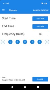 Exercise Reminders 1.7.4. Скриншот 5