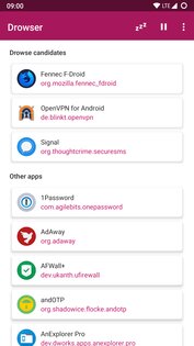 Drowser 1.0.13. Скриншот 1