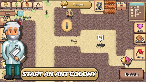 Pocket Ants: Симулятор Колонии 0.1153. Скриншот 1