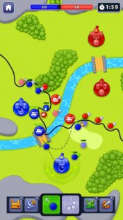 Dots Commander: RTS War 1.0.6. Скриншот 1